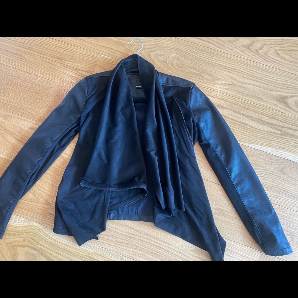 BLANKNYC Leather & Suede panel jacket (XS) NWOT
